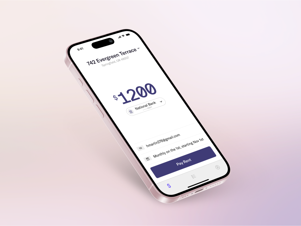 Fee-Free rent payments and credit building